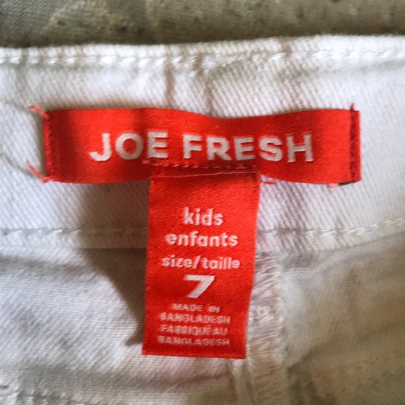 white jean shorts - Picture 2 of 3